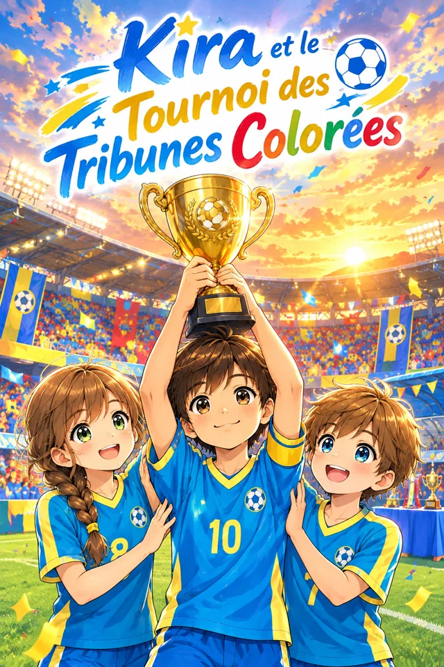 Couverture du livre : Kira et le Tournoi des Tribunes Colorées
