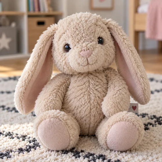 Lapinou, son doudou : photo de départ