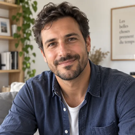Son papa : photo de départ